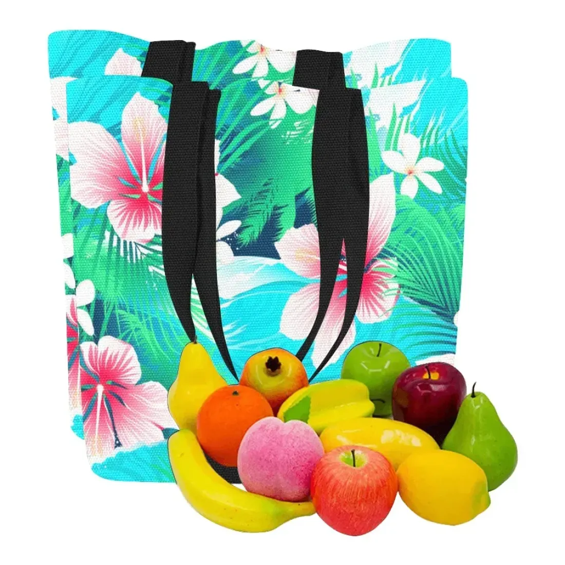 Canvas Tote Bag (Model1657) (Set of 2) — photo 2