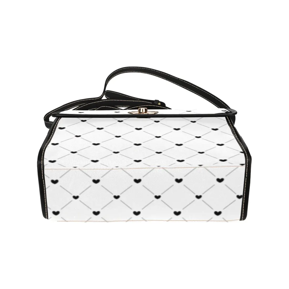 All Over Print Canvas Bag (Model 1641)(Black) — photo 6