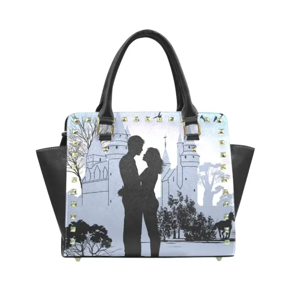 Rivet Shoulder Handbag (Model 1645)