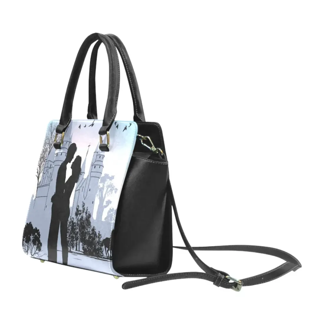 Rivet Shoulder Handbag (Model 1645) — photo 3