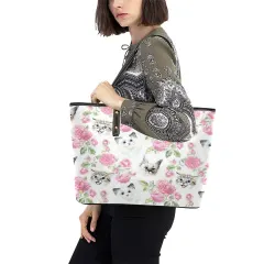 PU Leather Tote Bag(Model1709) thumbnail 1