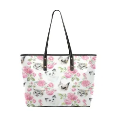 PU Leather Tote Bag(Model1709) thumbnail 3