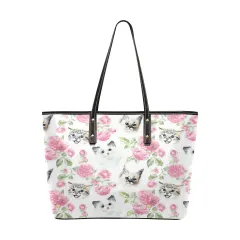 PU Leather Tote Bag(Model1709) thumbnail 4