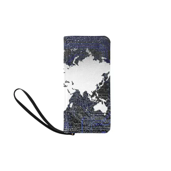 Women's Clutch Purse (Model 1637) (Black)