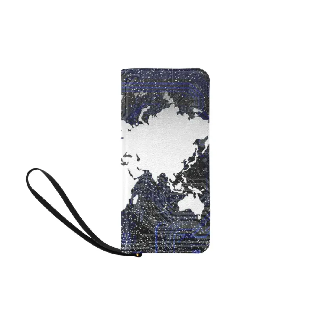 Women's Clutch Purse (Model 1637) (Black)