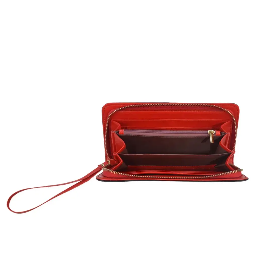 Women's Clutch Purse (Model 1637) (Red) — photo 4