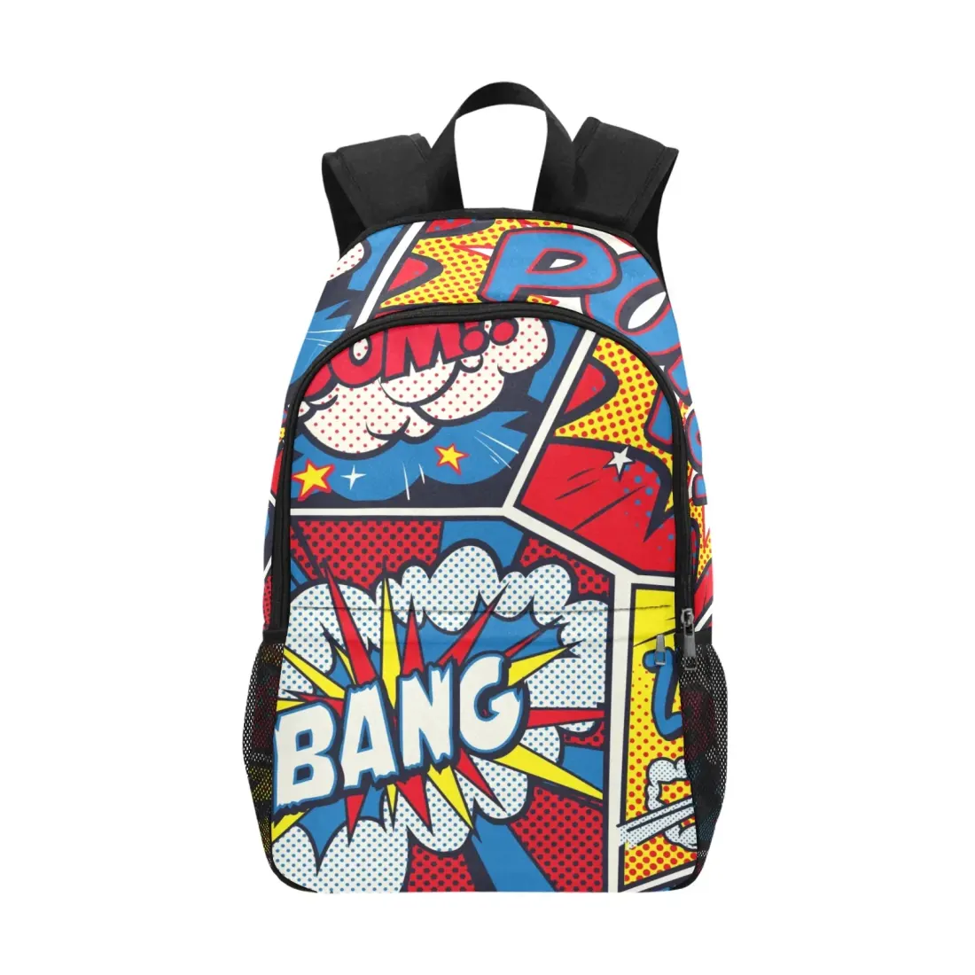 All-Over Print Unisex Casual Backpack with Side Mesh Pockets (Model 1659)