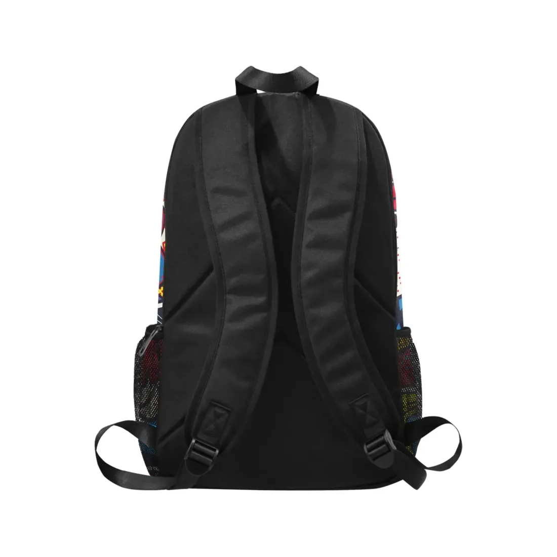 All-Over Print Unisex Casual Backpack with Side Mesh Pockets (Model 1659) — photo 2
