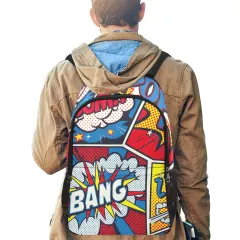 All-Over Print Unisex Casual Backpack with Side Mesh Pockets (Model 1659) thumbnail 4