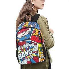 All-Over Print Unisex Casual Backpack with Side Mesh Pockets (Model 1659) thumbnail 5