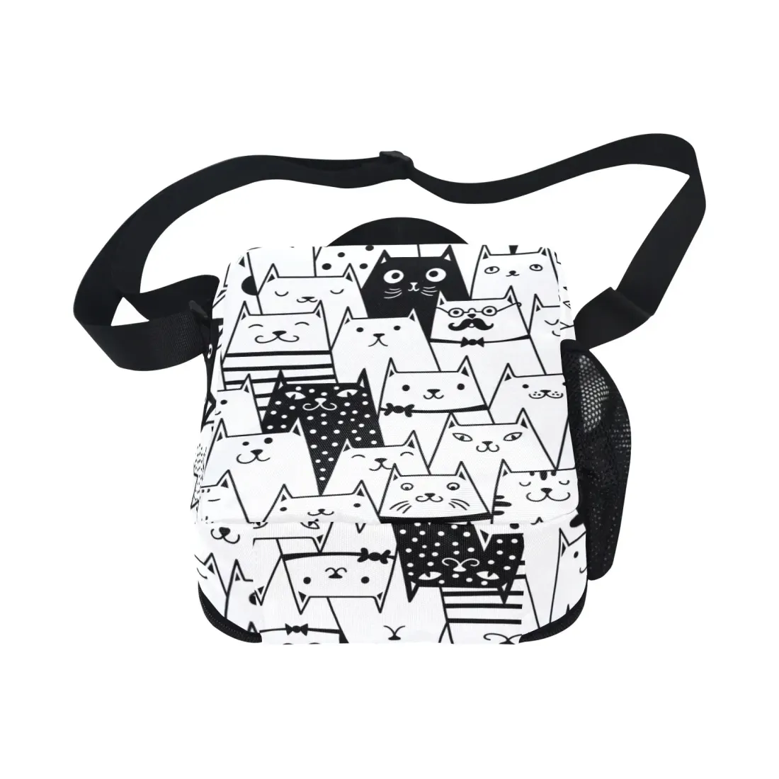 Kid's All Over Print Crossbody Insulated Lunch Bag (Model1722) — photo 4