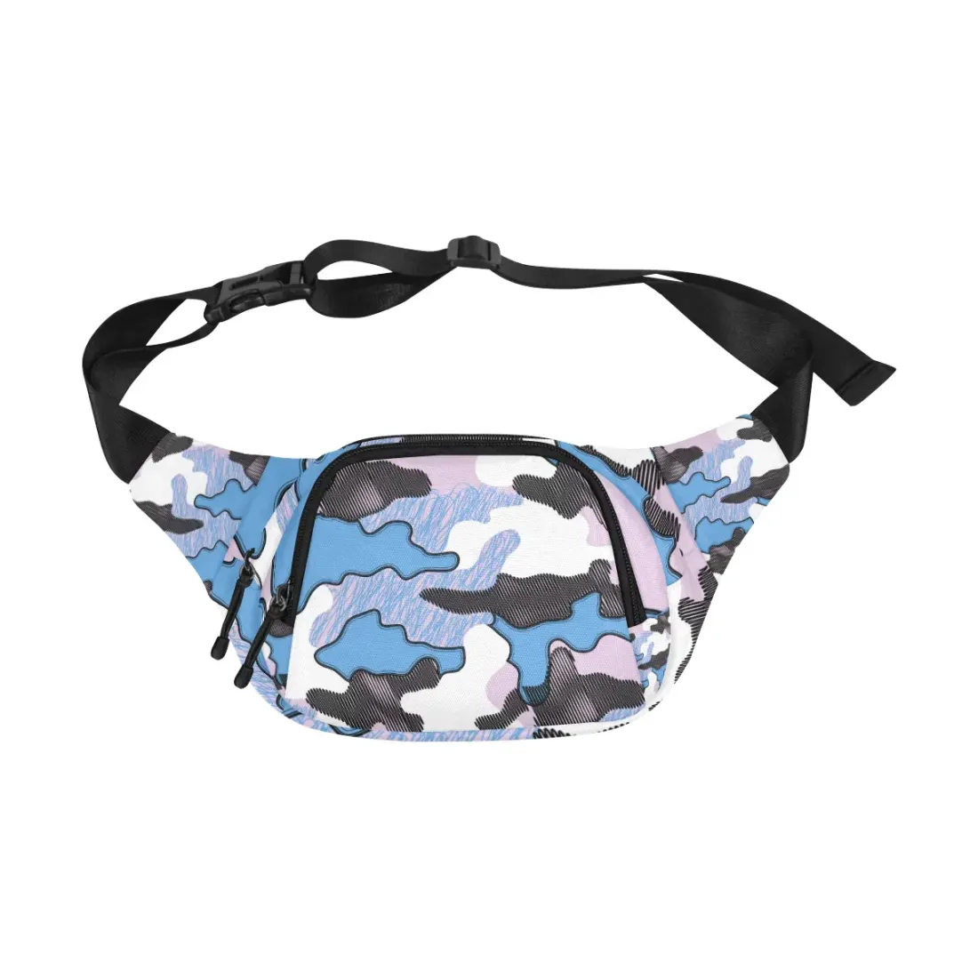 Unisex Waist Bag (Model 1677) — photo 2