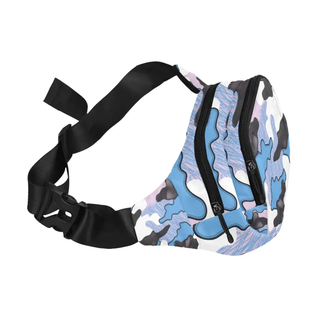 Unisex Waist Bag (Model 1677) — photo 3
