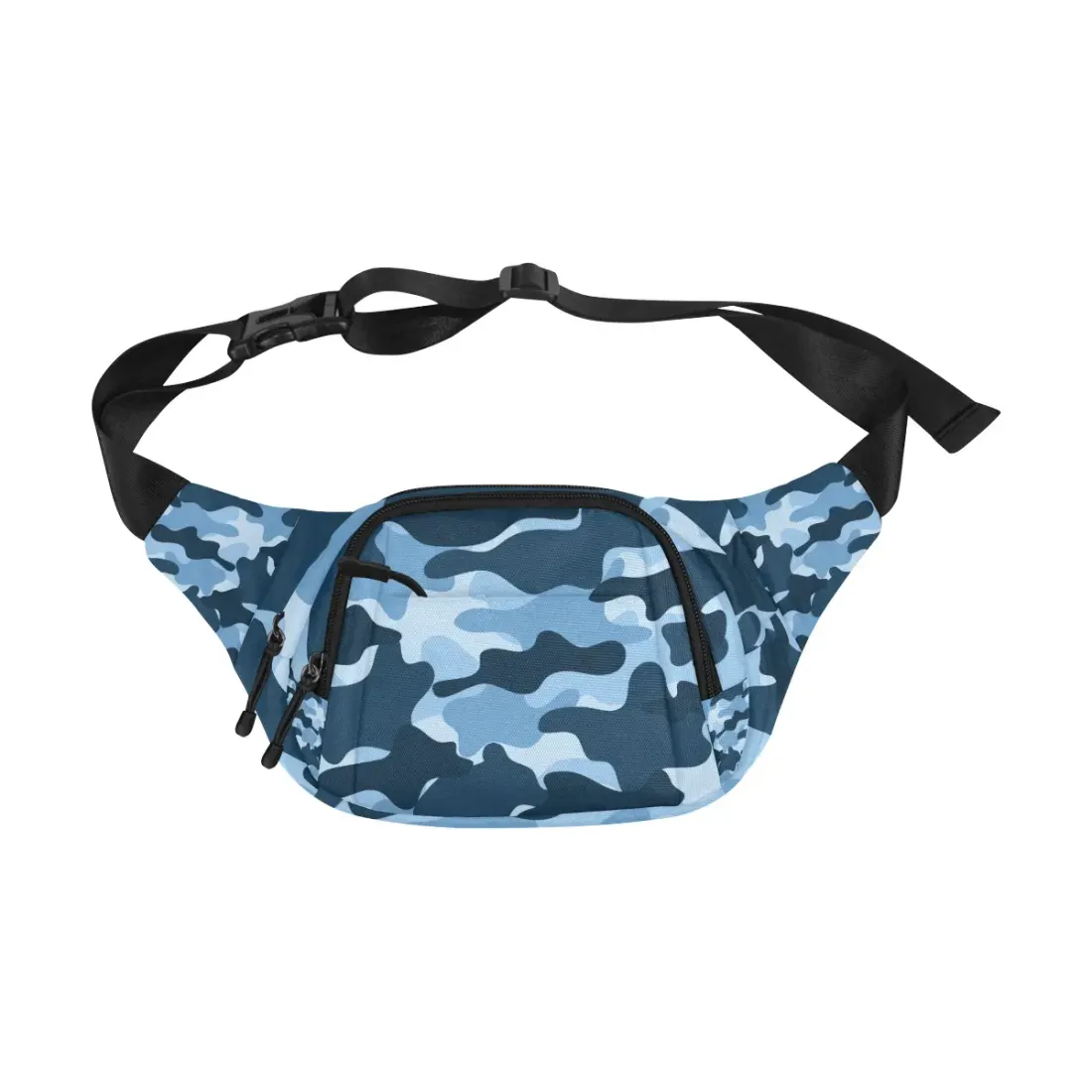 Unisex Waist Bag With Front Pocket (Model 1677) — photo 2
