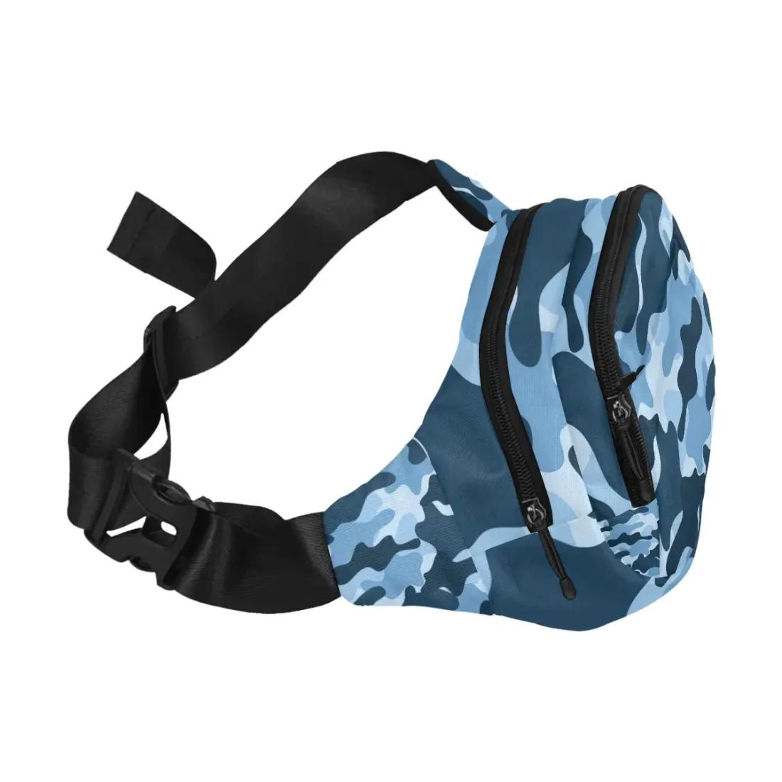 Unisex Waist Bag With Front Pocket (Model 1677) — photo 3