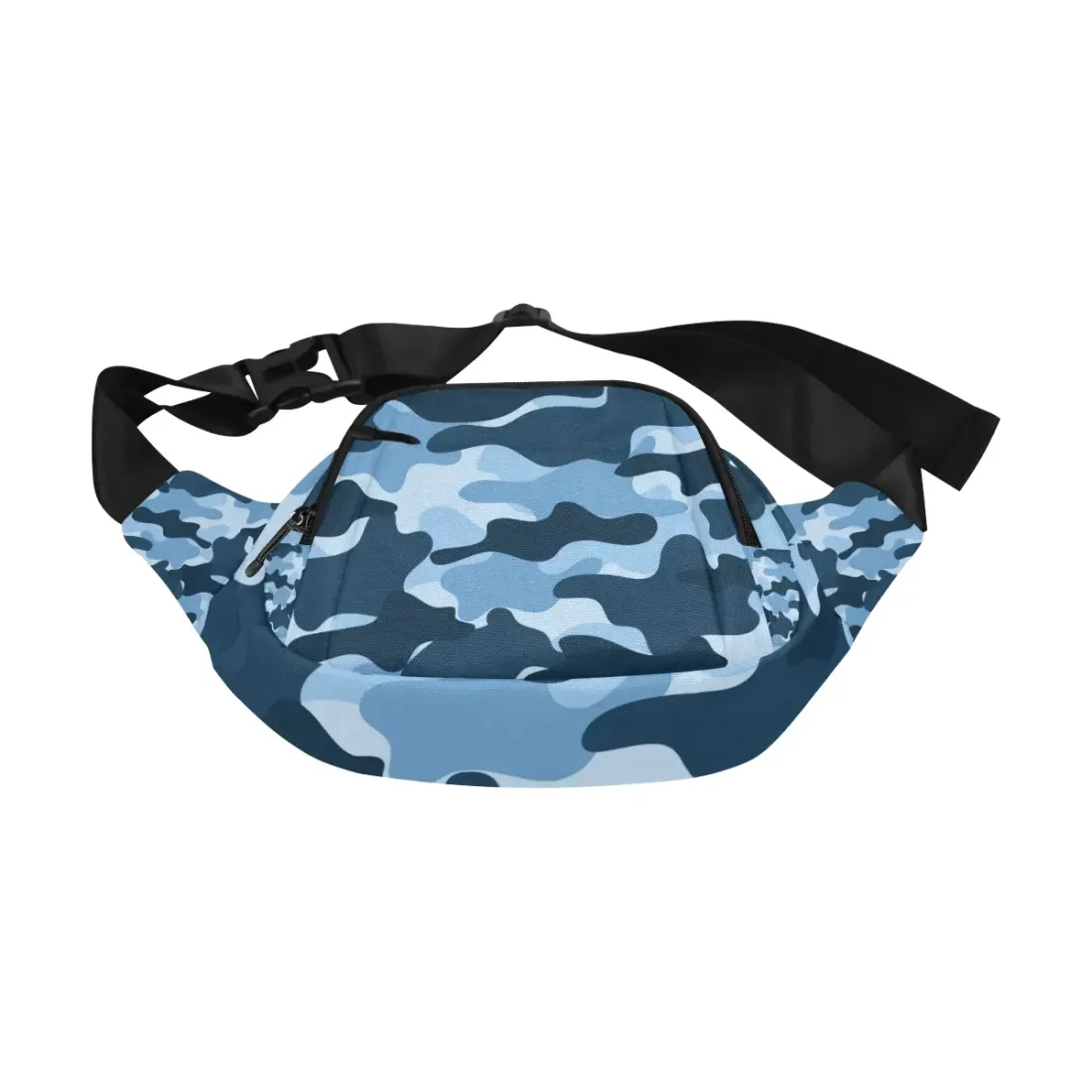 Unisex Waist Bag With Front Pocket (Model 1677) — photo 4