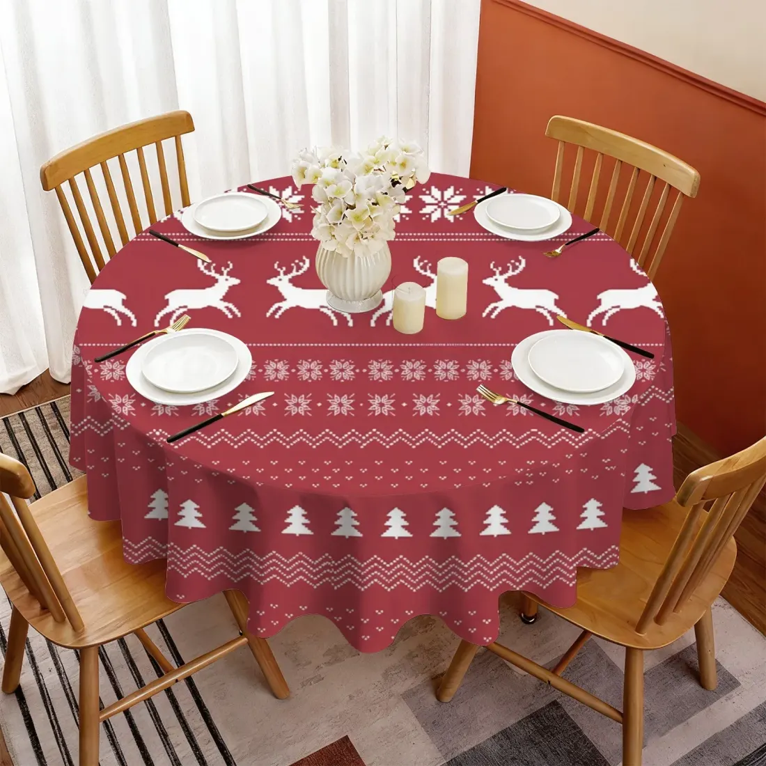 Round Tablecloth 70" x 70" — photo 2