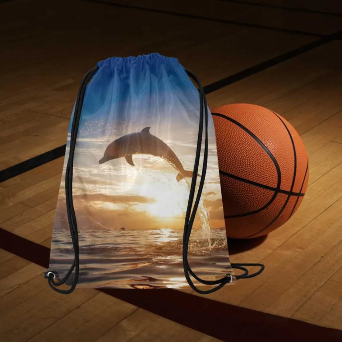 Drawstring Bags (Model 1604) (Medium)