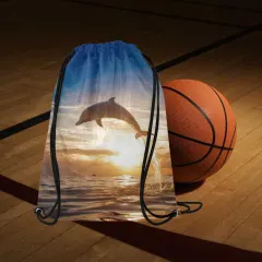 Drawstring Bags (Model 1604) (Medium) thumbnail 1