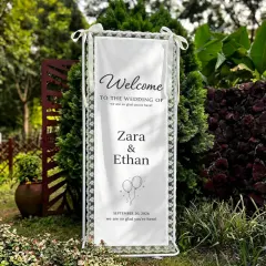 Peach Skin Tapestry with Lace Trim & Ribbons 24" x 75" thumbnail 3