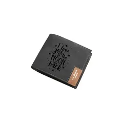 Men's Personalized Photo Engraved Wallet(Black)(Model1712) thumbnail 1