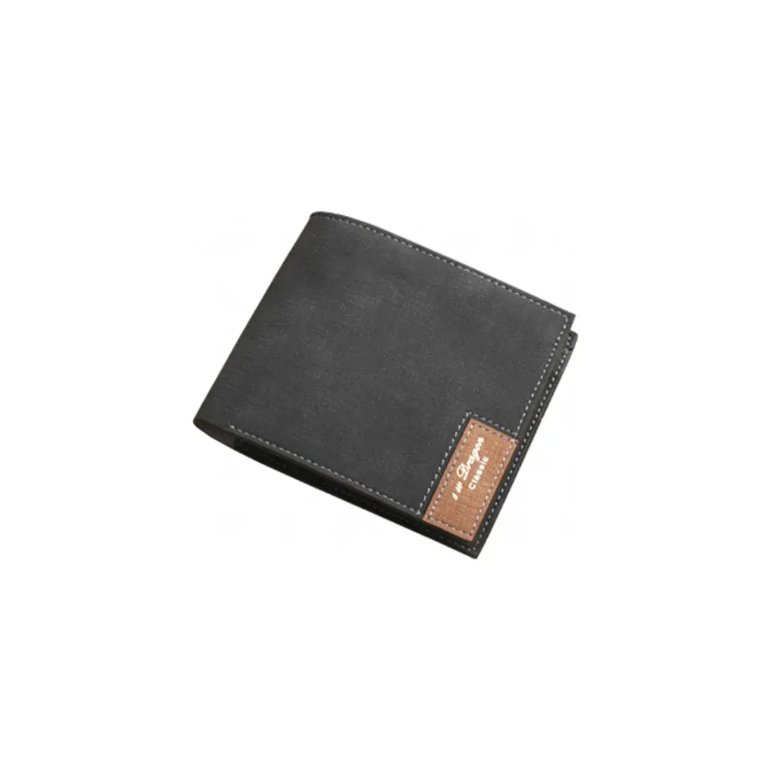 Men's Personalized Photo Engraved Wallet(Black)(Model1712) — photo 2