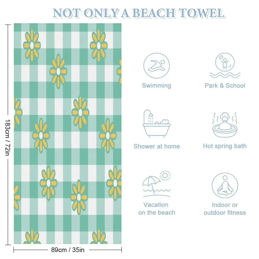 Beach Towel 89 x 183cm — photo 6