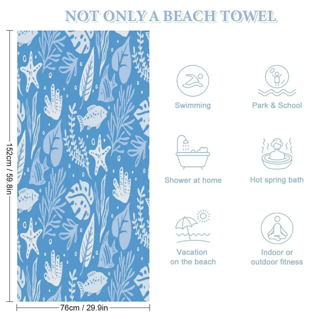 Beach Towel 76 x 152cm — photo 6