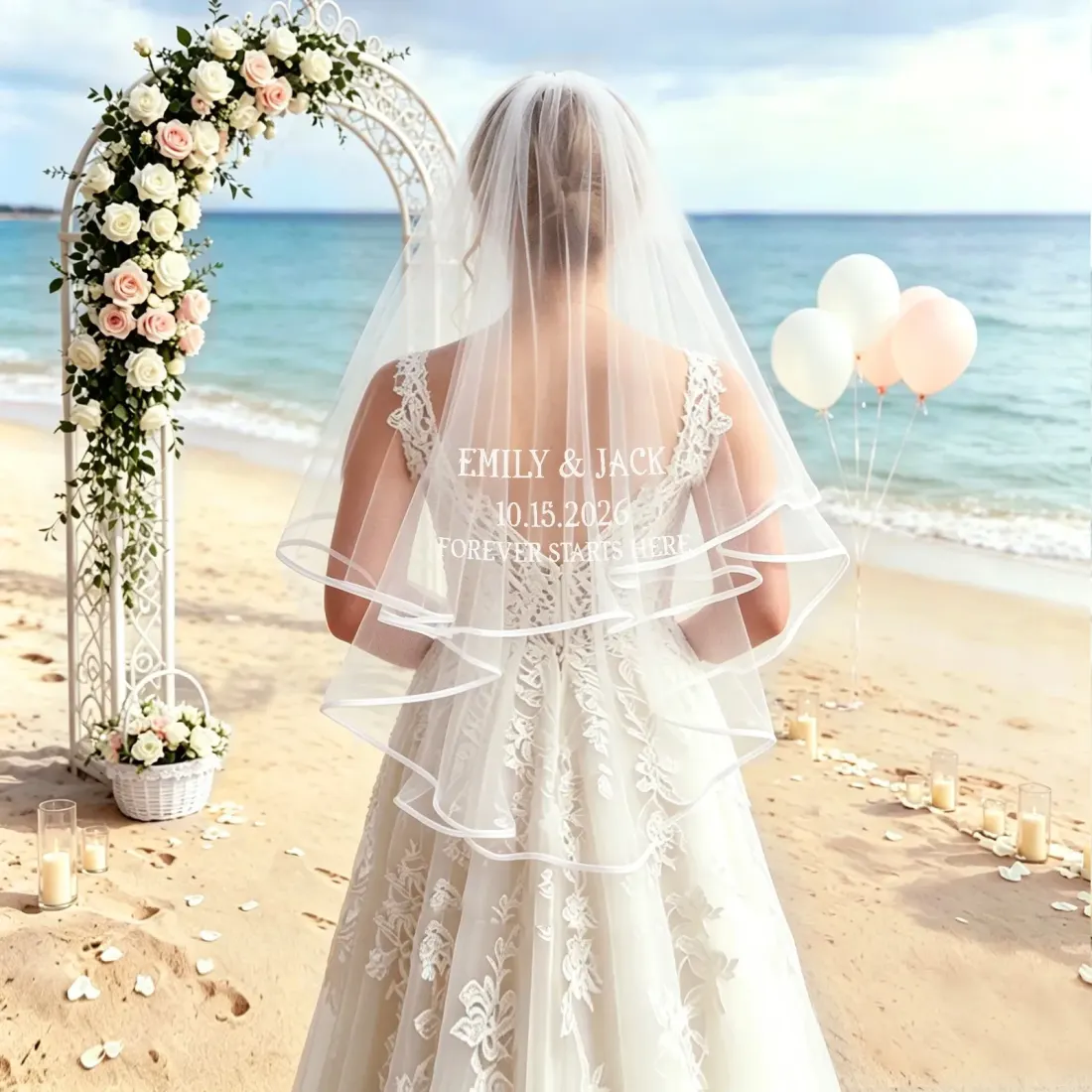 Custom Bridal Veil — photo 3