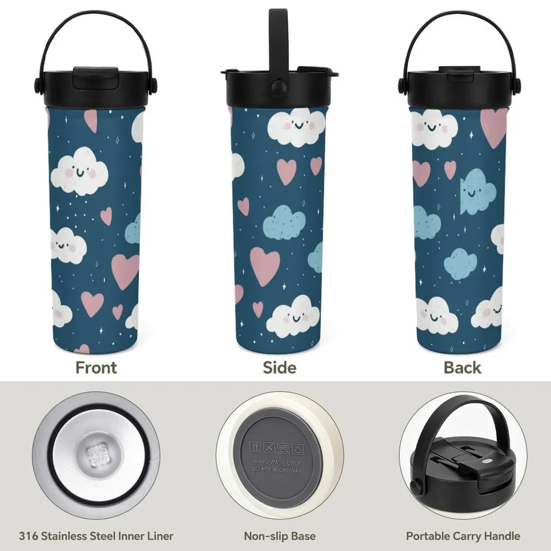 20oz Tea Tumbler with Carry Handle — photo 5