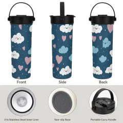 20oz Tea Tumbler with Carry Handle thumbnail 5