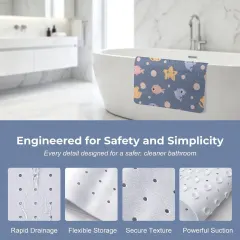 Bathroom Suction Cup Anti-slip Mat 54 x 53cm thumbnail 6