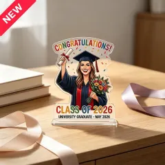 Custom Shape Acrylic Plaque thumbnail 1