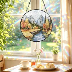 Custom Colored Glass Ornament thumbnail 1