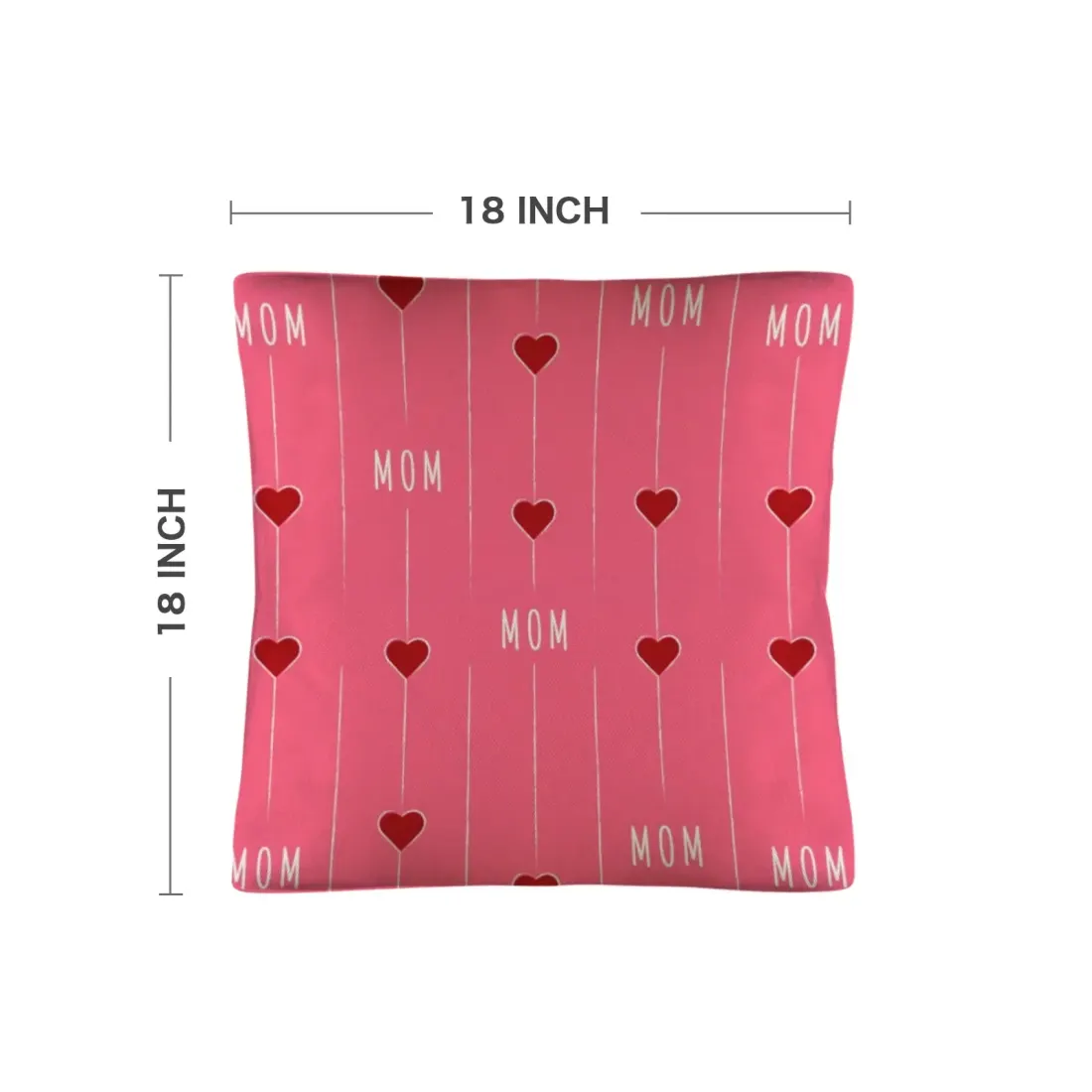 Linen Pillow Case 18" x 18" ( One Side & Pack of 2 ) — photo 5