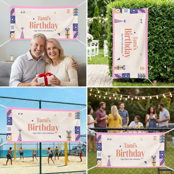 Festival Banner 47x24inch