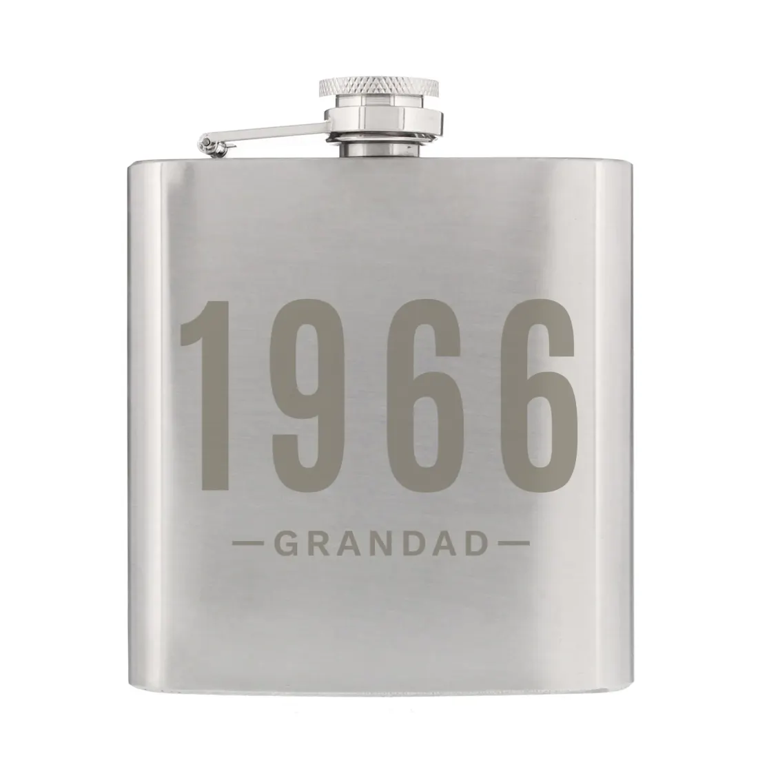 Personalised Stainless Steel Hip Flask, Custom Monogram Whisky Flask for Men, Groomsmen Gift — photo 6