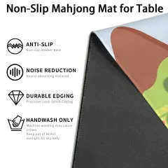 Stitched-Edge Mahjong Table Mat 33" x 33" (Ships Folded) thumbnail 6
