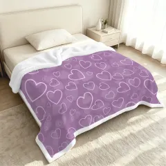 Double-Layer Flannel Sherpa Blanket 150 x 200cm thumbnail 1