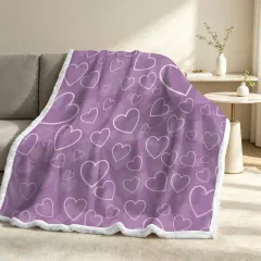 Double-Layer Flannel Sherpa Blanket 150 x 200cm thumbnail 2