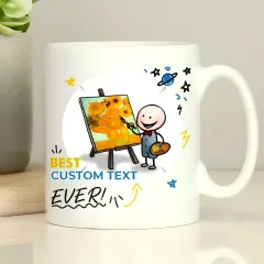 Custom Photo Mug, Personalized "Dad Ever" Coffee Cup, Father's Day Gift thumbnail 2
