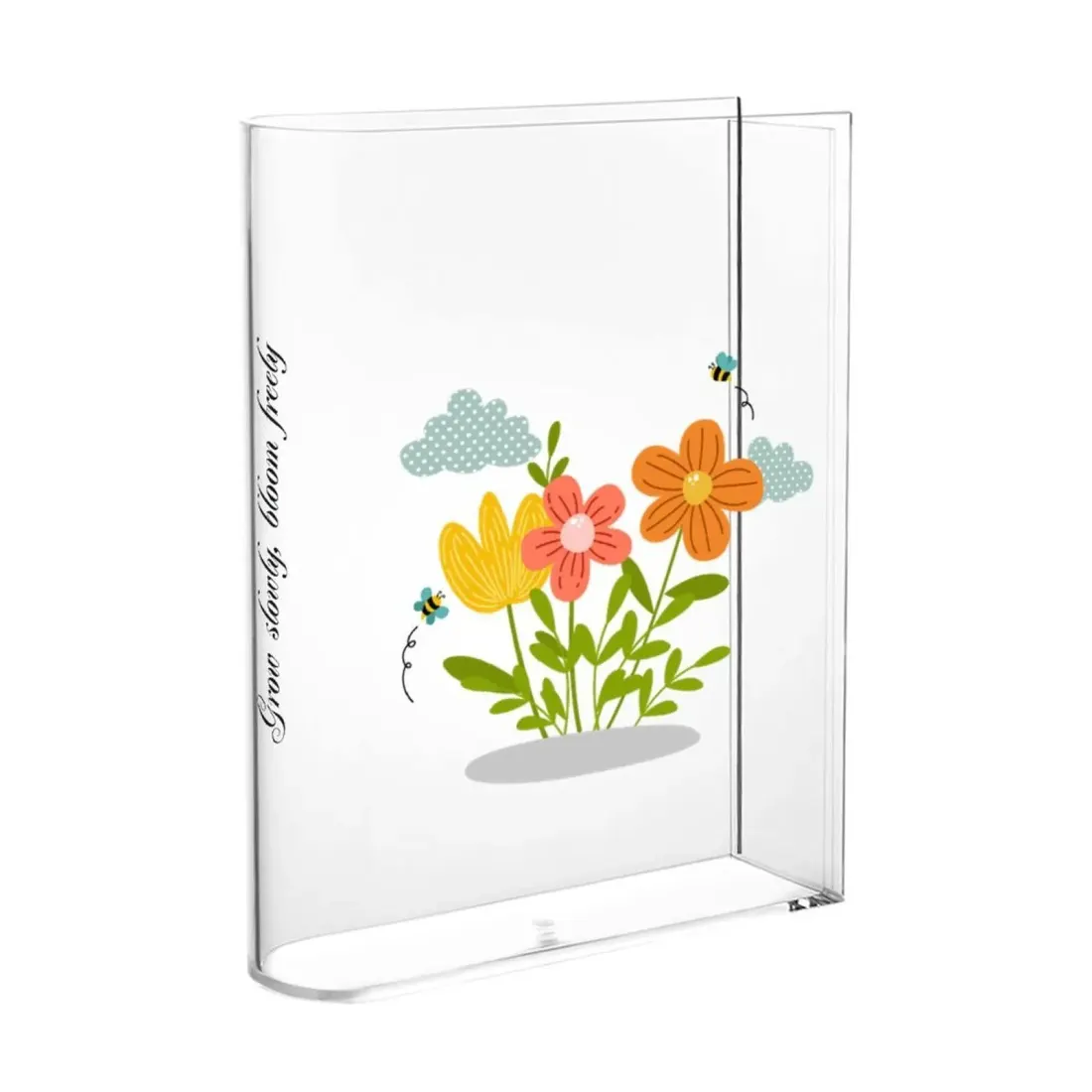 Acrylic Book Shaped Vase（Front & Side） — photo 4