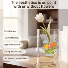 Acrylic Book Shaped Vase（Front & Side） thumbnail 5