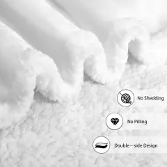 Double-Layer Flannel Sherpa Blanket 150 x 200cm thumbnail 5