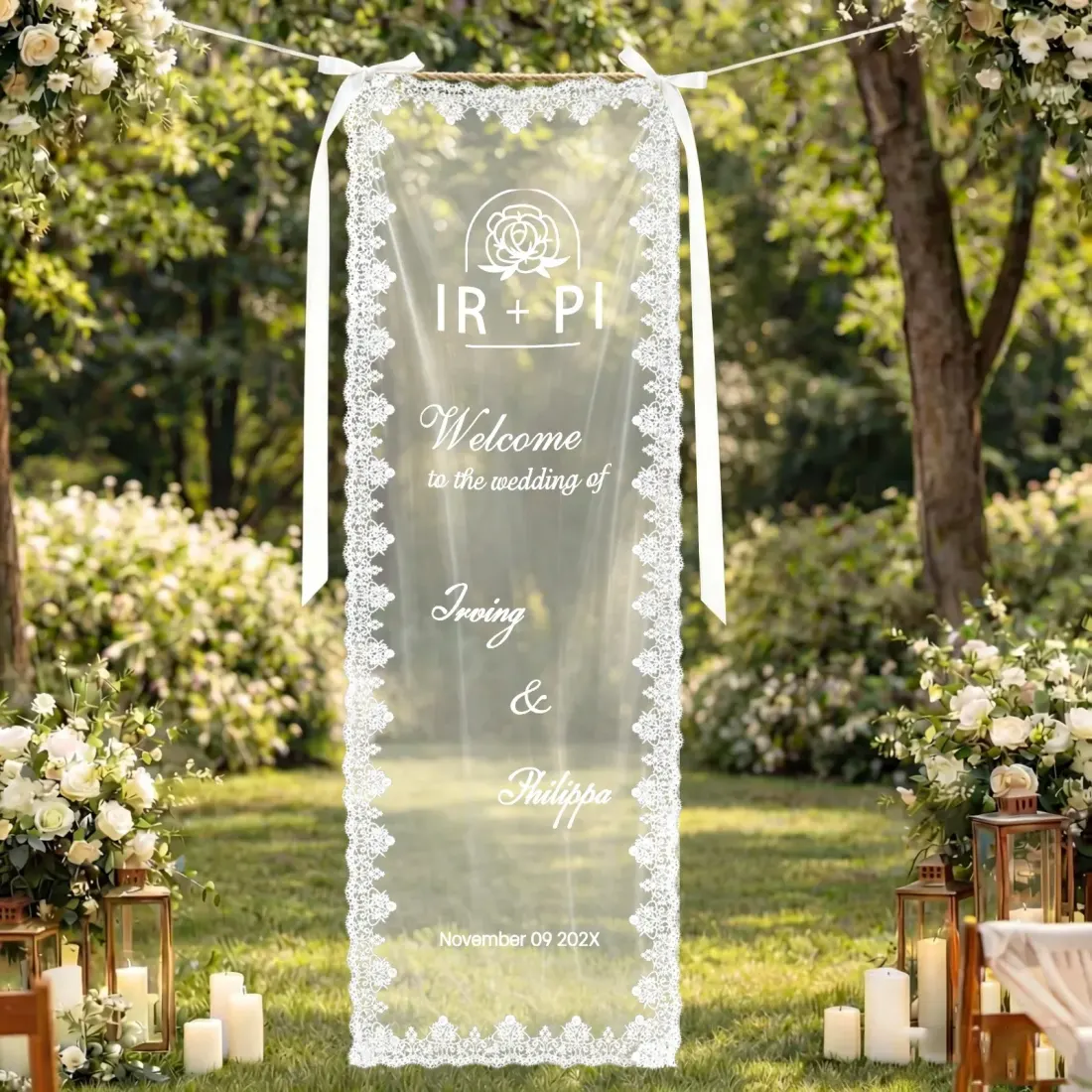 Lace Hanging Tapestry 20" x 60" — photo 2