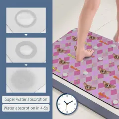 Diatom Ooze Bath Mat 19.7"×31.5" thumbnail 3