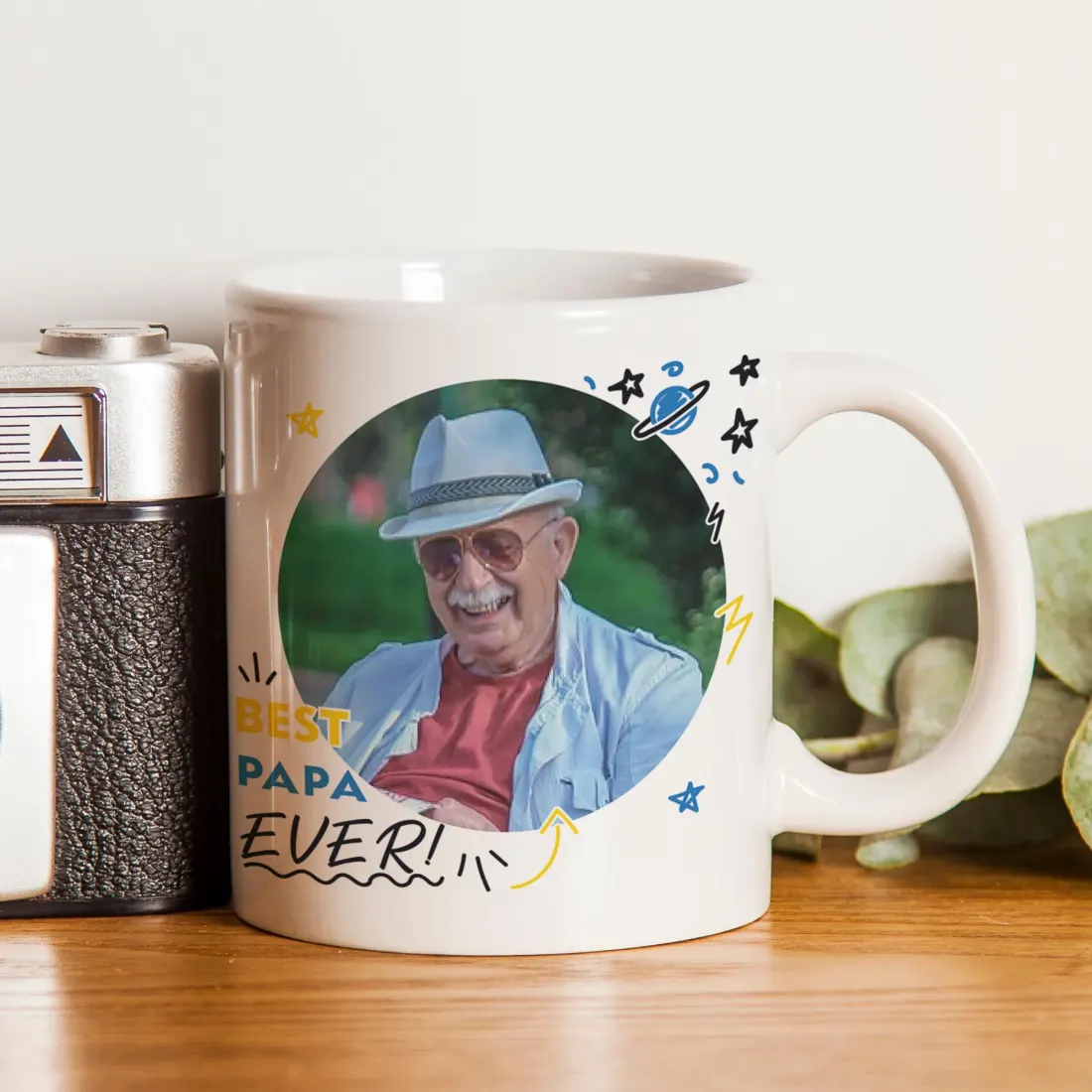 Custom Photo Mug, Personalized "Dad Ever" Coffee Cup, Father's Day Gift — photo 5