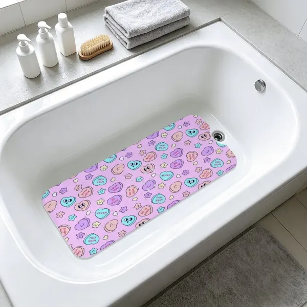 Bathroom Suction Cup Anti-slip Mat 100 x 40cm