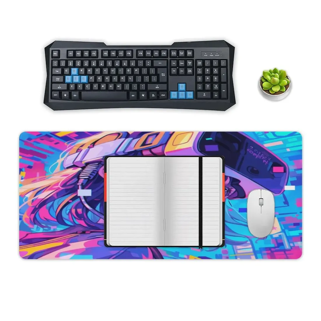 Rectangle Mousepad (with Stitched Edges)40x90cm — photo 3