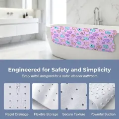 Bathroom Suction Cup Anti-slip Mat 100 x 40cm thumbnail 6